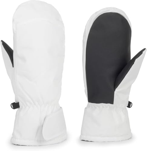 INOGIH Winter Outdoor Waterproof-Windproof Ski-Gloves for Women/Men - Non-Slip Warm Thick Lining Snow Mittens