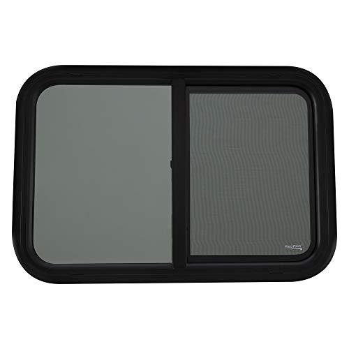 Recpro Rv Window | Teardrop 30" W X 20" H Horizontal Slide | Rv Window Replacement (1 Window, No Trim Kit) | Made In Usa #TOP4
