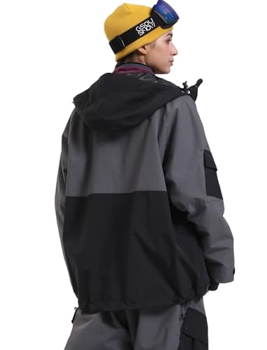 Image of GSOU SNOW Mens Womens Baggy Snowboard Jacket Ski Jacket 20K Waterproof
