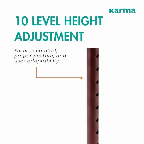 Image of Karma WS 121 Bronze Adjustable Walking Sticks for Elderly | Lightweight Anti- Slip Walking Cane
