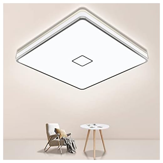 Taklampa LED-taklampa, airand badrumslampa 24 W 4 000 K neutral vit, flimmerfri badrumslampa IP44 vattentät badrumslampa tak 2050 lm för badrum kök balkong hall sovrum badrum etc