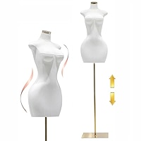 ZICHOUYING Adjustable Female Mannequin Torso , Dress Form