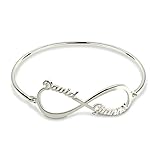 ♡【Tamaño Adecuado】: este serie de pulsera tiene 3 diferentes colores, rosa oro, plata y oro, y cada color tiene 4 medidas de longitud de cadena, son de 15,16,17,18cm.