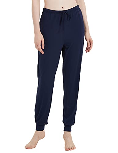 Image of GYS Women's Pajama Pants - Viscose Made from Bamboo, Joggers Pants with Pockets Comfy Lounge Sleep Pants Pj Bottoms