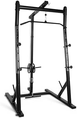 CAP Barbell Power Cage with High-Low Pulleys – Heavy-Duty Power R...