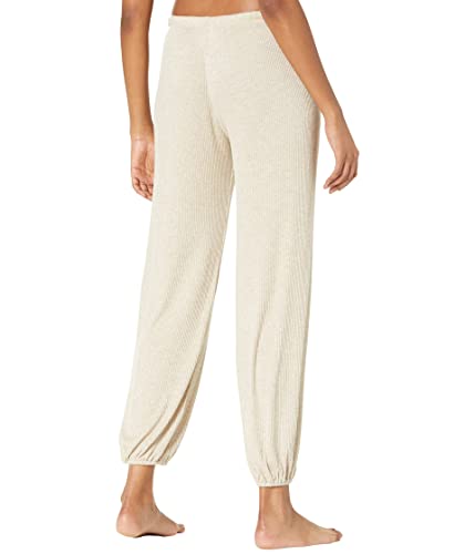 Eberjey Elon The Cropped Pants For Women - Pull On Style With Elasticized Waistband, Relaxed And Comfortable Bottom Pants Oatmeal Xl One Size #TOP1