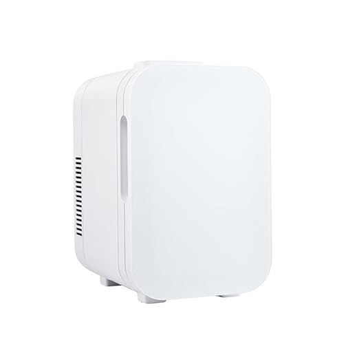 OFCASA 10L Mini Fridge for Bedrooms, 10 Can Small Fridges Cooler and Warmer AC/DC Powered, 2 Tier Compact Car Fridge for Bedrooms,Thermoelectric Refrigerator for Car, Office, Skin Care, Food, Drink