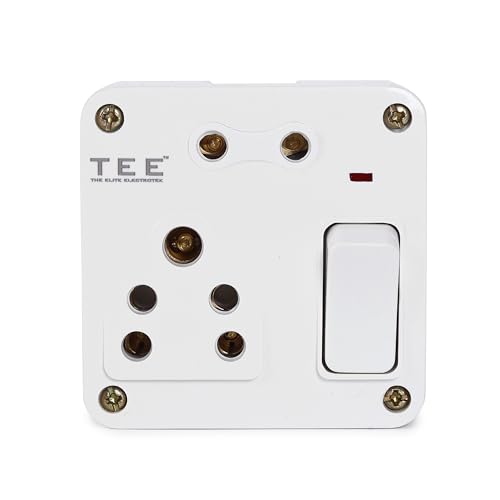 Image of Combined Box 6A with Universal Socket, Master Switch, LED Indicator | 240V Power Utility Box for Home, Office, Appliances | Without Wire, 6 Month Warranty(SMALL COMBINED BOX 1+2)