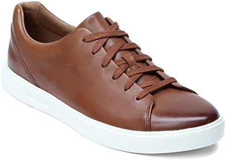Clarks Men's Un Costa Lace Low-Top Sneakers, Brown British Tan Leather, 8.5 | Image 3