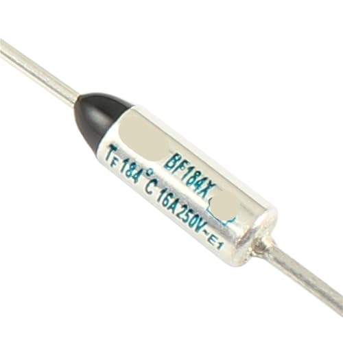 Fusible thermique BF184X haute capacité 16A à coupure nette et fil axial de sécurité, 10pcs