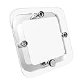 Dream lighting RV Interior LED Ceiling Light Fixture with Switch 12V Panel Light with Crystal Acrylic Lens - Cool White Lighting, 3.5inch