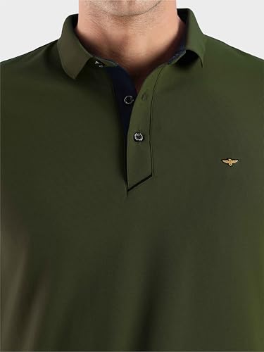 Image of STELLERS Men's Full Sleeve Polo T-Shirt | Feather Touch Feel | Odour Resistant | Wrinkle Free | Quick Dry | Stretchable | Lightweight | Anti-Static | UV Resistance | Anti-Microbial