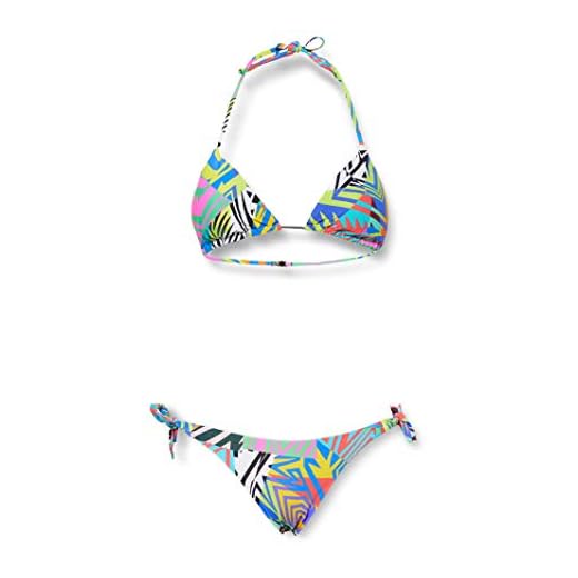 Arena W Allover Triangle Two Pieces, Bikini A Triangolo, 2 Pezzi Donna, Multicolore (Ash Grey Multi), 44
