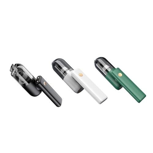 Dioche Aspiradora Inalámbrica Aspiradora Inalámbrica de Mano: Plegable Portátil con Luces LED Duales para el Hogar, la Oficina, el Automóvil y Las Mascotas, Potente Succión de 50 W con Filtro HEPA,