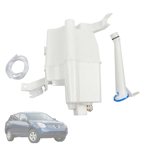 Promrmr Conjunto de depósito de líquido para limpiaparabrisas para Nissan Rogue 2008 2009 2010 2011 2012 2013 y Rogue Select 2014 2015, 28910-JM000 28915-JG000 con (motor + entrada de cuello de