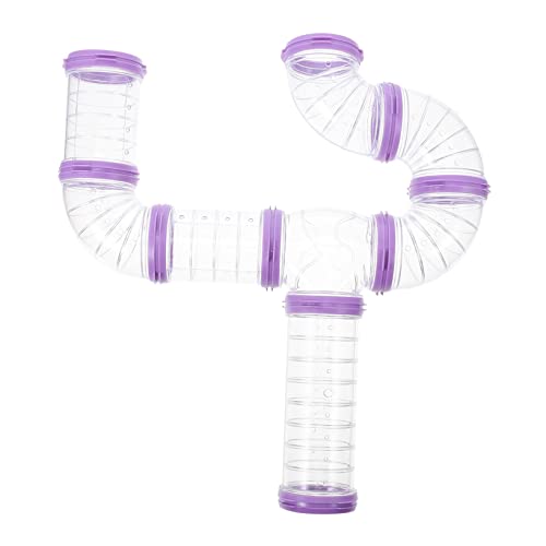 ibasenice 1Set Hamster Maze Tunnel Cage Outer Tube Enrich Your with Durable for Dwarf Hamsters and Animals Create Fun Playgrounds and Reduce Lost