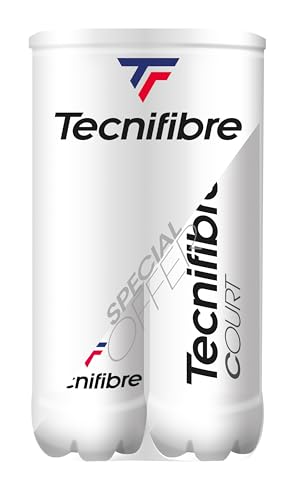 Tecnifibre Mixto Corto Pelotas De Tenis, Amarillo, Talla Única EU