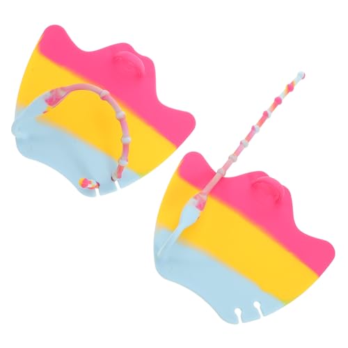 UKCOCO Guanti da Nuoto con Palette Silicone Regolabili per Adulti e Accessori Palmati per Piscina Migliorano La Resistenza Allacqua e Controllo Durante Lallenamento Snorkeling