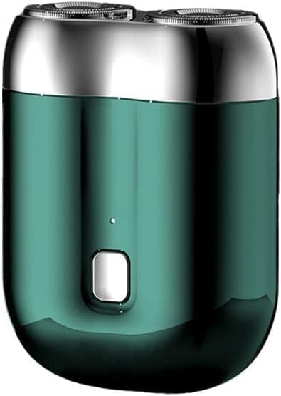 Mini rasoir électrique lavable IPX7 avec tondeuse barbe USB double tête