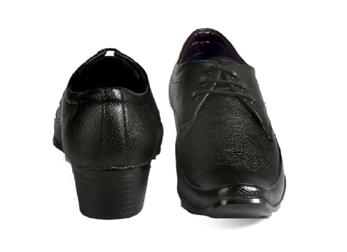 Image of BXXY Men's 2 inch Height Increasing Synthetic Material Casual Formal Derby Shoes with Pu Sole.