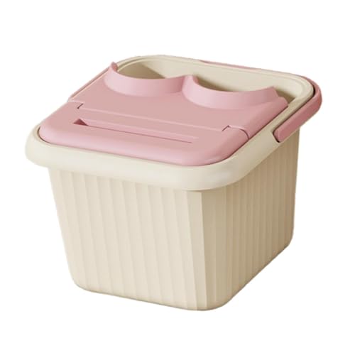 Balde para spa de pies resistente con asa portátil miniatura 1