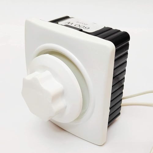 Image of SEER Electric Cooler Speed Control Switch, 2000 Watt, Rotary Type Regulator, White (2000 WATT REGULATOR)