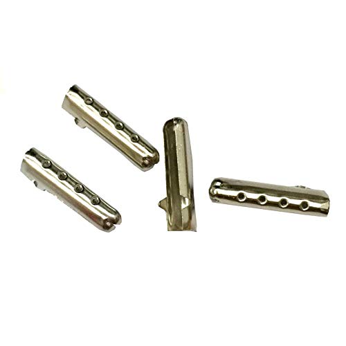 Image of 12 /24 /36 /48 PCS Metal Aglets DIY Shoelaces Repair Shoe Lace Tips Replacement End (48PCS, Mixed(12PCS Each))