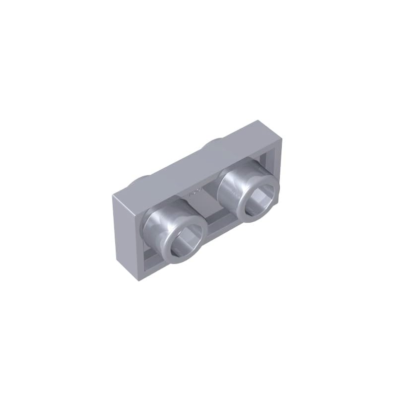 GDS-1581 1x2 Double Sided Board 50PCS Compatible with Lego Toy DIY Parts and MOC Components for Major Brick Brands Color:Flat Silver โ image 1
