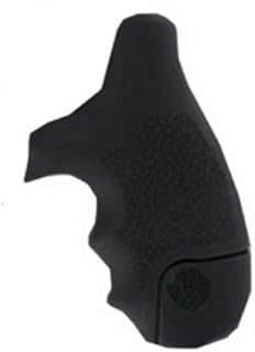 Hogue Rubber Grips (Fits: Smith & Wesson Centennial, Bodyguard), Black