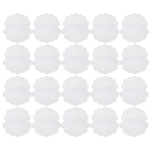Amagogo 10 almohadillas absorbentes para el sudor de las axilas, no visibles, sin marcas, fáciles de usar, delgadas, para mujeres y hombres.