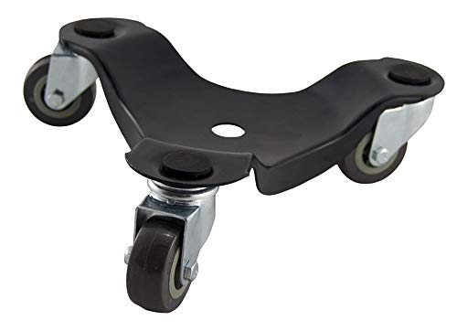 Wurko TT8200 Halterung mit 3 Rädern, Metall, 25 cm, Schwarz Cover