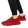 Damyuan Lechit Women's Shoes Trainers Sports Shoes Trainers Running Shoes Tennis Shoes Fitness Shoes Slip On Walking Shoes, F Red, 6 UK #1