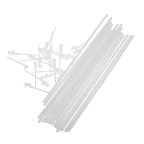 HONMEET Replacement Windmill Rods 20 Sets Paper Blank Sticker Jewelry Tags DIY Windmill Making Poles for Creative Projects