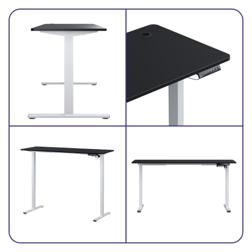 Image of Wakefit Study Table | 5 Yr Warranty | Standing desk, Computer Table for Home Pc, Electric Height adjustable, Digital Display & 4 Memory Presets, Free Installation, Modern Ergonomic Wobble-Free- L160Cm