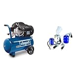 compresseur bicylindre 100l ks tools produit 1: Le moteur bicylindre assure une grande admission d'air