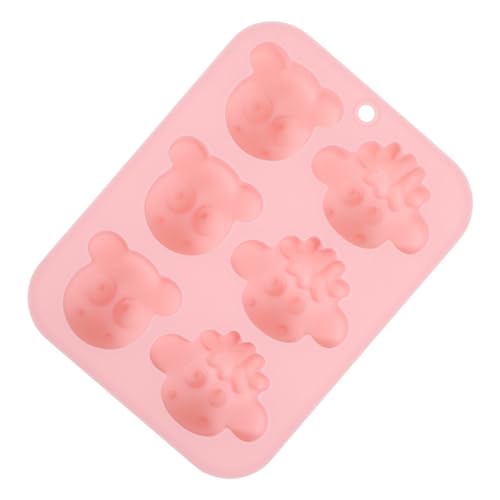 Cabilock Molde De Silicona Forma De Oveja Moldes Para Chocolate Para Fondant y Dulces 6 Piezas Adecuado Para Repostería Creativa