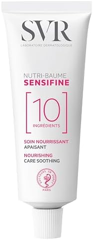 SVR Sensifine Nutri Balm Nourishing Rich Face Cream With Shea Butter & Squalene For Sensitive, Very Dry Skin. 24hr Soothing, Fragrance-free Moisturizer, 40 ml