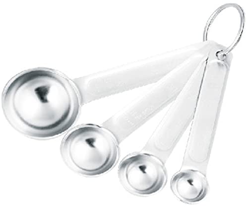 三能ジャパン食品器具 計量スプーン 4本セット 製パン 製菓 1.2cc・2.5cc・5cc・1cc 業務用 家庭用 シルバー SN4692
