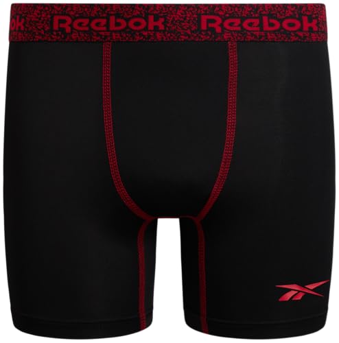 Reebok Boys Boxer Briefs - 3 Pack Soft Comfort Stretch Performance Boxers with No Fly Pouch - Breathable Underwear for Boys3
