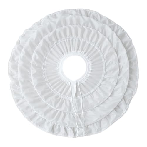 Girl 3 Hoops Petticoat Lolita Children Crinoline Skirt for Dressing up Gift Prom White