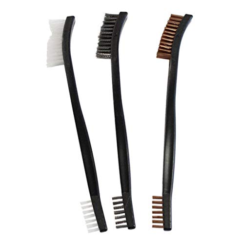 Brosses utilitaires BIRCHWOOD CASEY en bronze, nylon et acier pour un nettoyage de précision