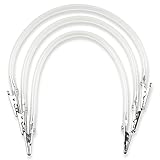 Serviettenhalter Kette Silikon dermatologisch getestet | hygienisch | Serviettenkette | Lätzchenhalter | Dentalserviette | Mundhygieneserviette | Ältere Erwachsene | Kinder | 3 Stück