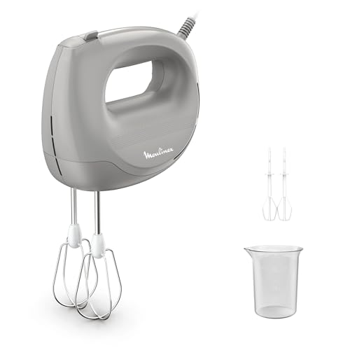 Moulinex Easy Max, Batidora amasadora, 300 W, Compacta, Mezclas homogéneas, Preparación rápidas de salsas, HM262BF0