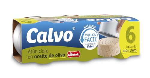 Calvo Atún Claro en Aceite de Oliva Pack6 x 65g