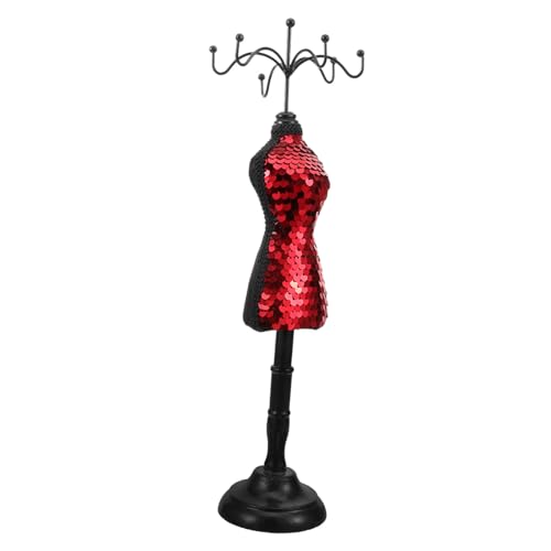 Ipetboom Earring and Necklace Display Stand Sturdy Rack Sequins Decor Easy to Maintain for Celebrations