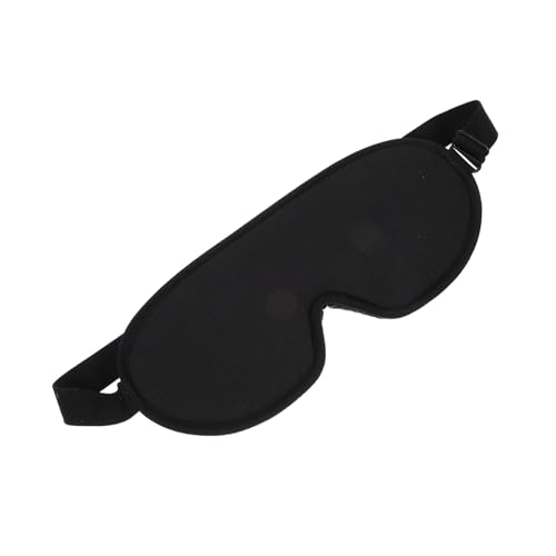 Ipetboom 1Pc Portable Eye Mask Breathable Black Blindfold for Travel and Napping Stylish Eye Cover for Men and Women Present for Friends and Family Eye Protection and Comfort