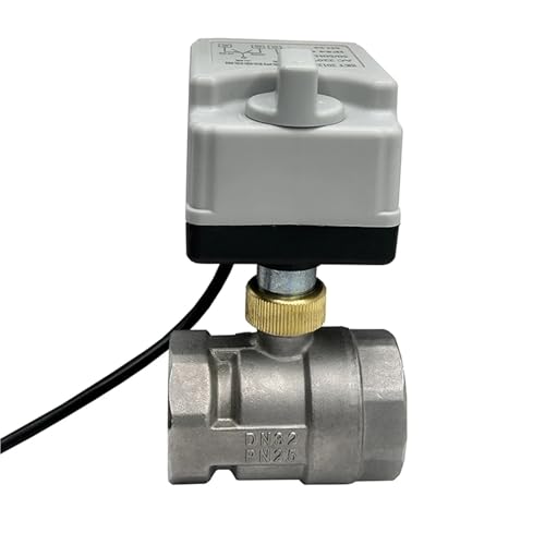 Vanne motorisée DN50 220V AC avec commande manuelle de secours pour réseau