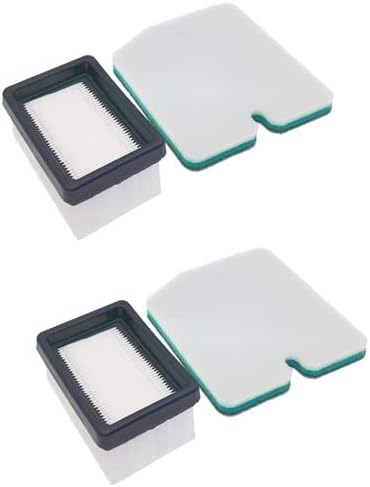 Paquete de 2 filtros de aire 442165-6 con prefiltro 195945-6 Reemplazar Makita 442165-6 4421656 1959456 195945-6 605-075 compatible con sierra