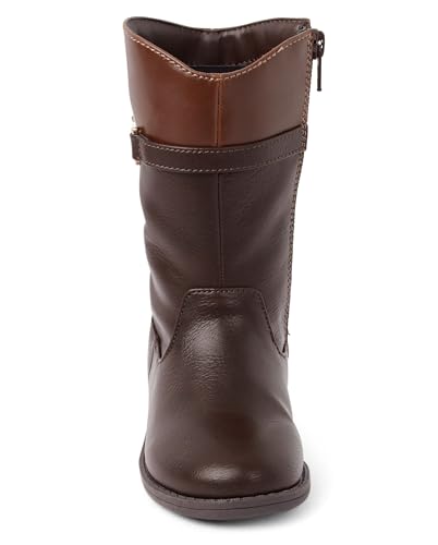 Gymboree,Girls and Toddler Classic Tall Boots,Brown Buckle,114