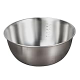 VERDANVERSE Edelstahl Rührschüssel Klein Qualität Vielseitige Salatschüssel Backschüssel für Haushalt Restaurant Leicht zu Reinigen und Langlebig
